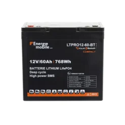 Energie Mobile EM Batterie Lithium LTPRO 12-60 AH HD-P-BT - 768 Wh