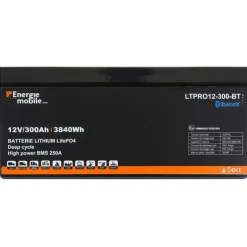 Hot Energie Mobile EM Batterie Lithium LTPRO 12-300 Ah BT - 3840 Wh