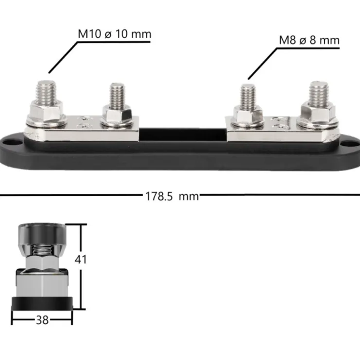 Online Energie Mobile EM Busbar - porte fusible ANL | 600 A