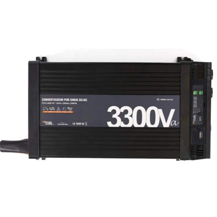 Best Energie Mobile EM Convertisseur sinusoïdal DC-AC | PS RT-V2 | 3300 Va