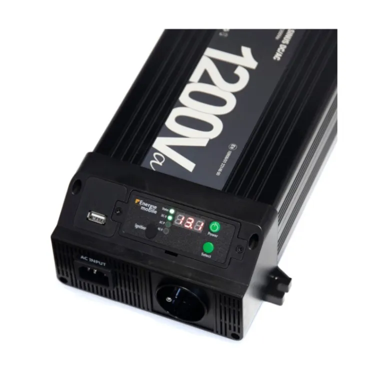 Energie Mobile EM Convertisseur sinusoïdal DC-AC | PS RT-V2 | 1200 Va
