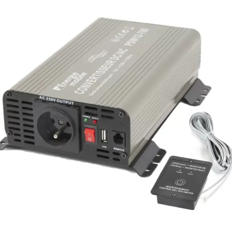 Best Energie Mobile EM Convertisseur sinusoïdal DC-AC | PSW-V2 700 Va
