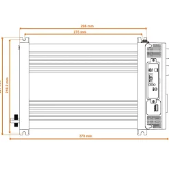Sale Energie Mobile EM Convertisseur sinusoïdal DC-AC | PS RT-V2 | 2200 Va