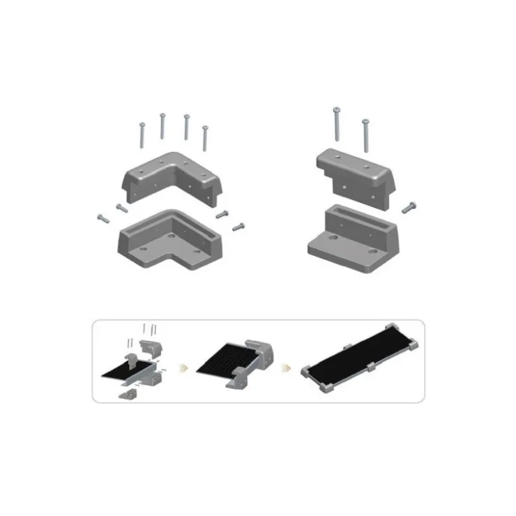 Hot Energie Mobile EM Kit cornières KC | Fixation panneau solaire