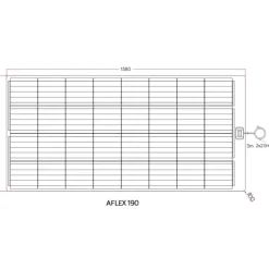 Energie Mobile EM Kit solaire A-Flex 190 W MPPT