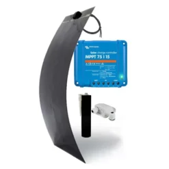 Clearance Energie Mobile - Victron Energy EM Kit solaire A-flex 190 W Noir - VICTRON Régulateur MPPT 75/15
