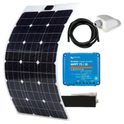 Outlet Energie Mobile - Victron Energy EM Kit solaire Flexible 120 W - VICTRON Bluesolar MPPT 75/10