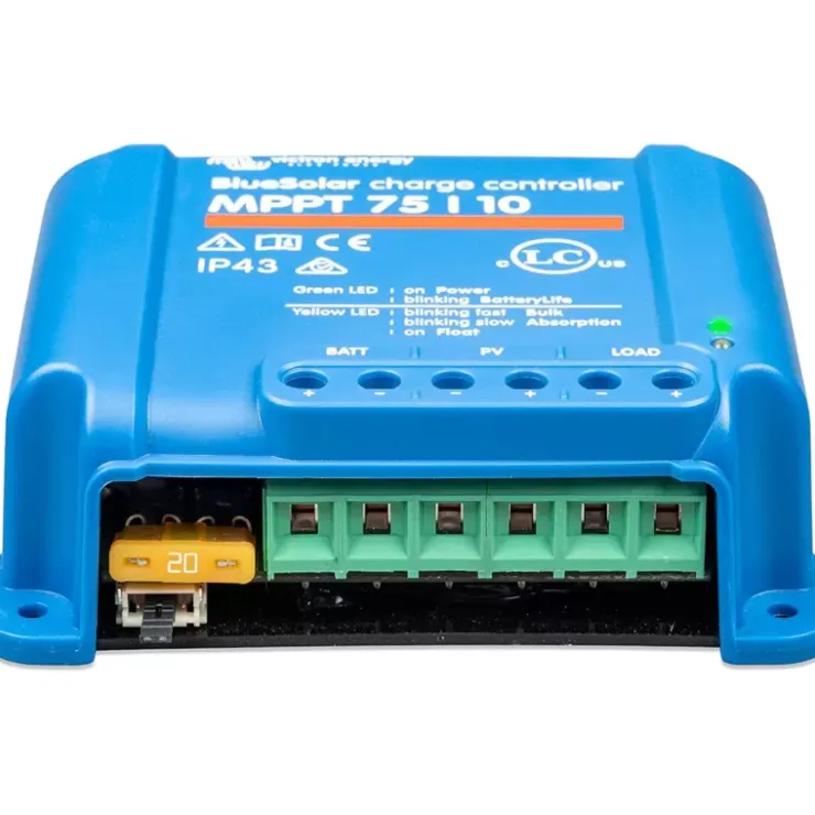 Clearance Energie Mobile - Victron Energy EM Kit solaire HP 125 W - VICTRON Bluesolar MPPT 75/10