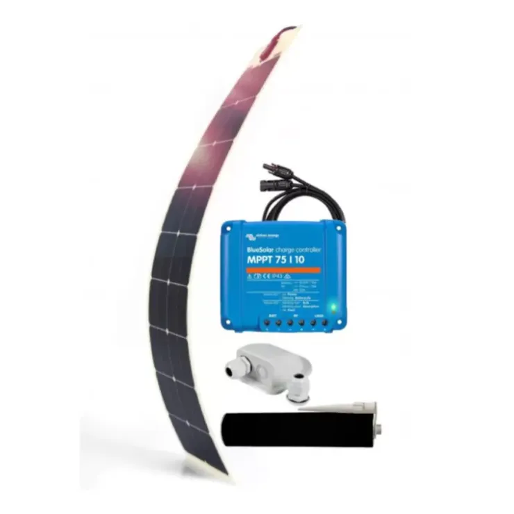 Sale Energie Mobile - Victron Energy EM Kit solaire Marine Flex 70 W | VICTRON régulateur MPPT 75/10