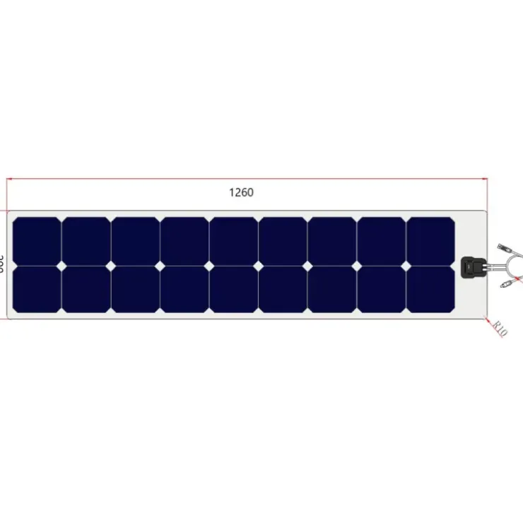 Sale Energie Mobile - Victron Energy EM Kit solaire Marine Flex 70 W | VICTRON régulateur MPPT 75/10