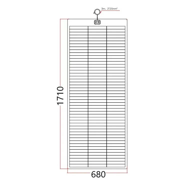 Hot Energie Mobile EM Kit solaire PERC HD Flex 230 W / MPPT