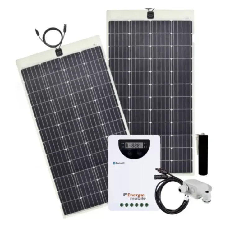 Clearance Energie Mobile EM Kit solaire souple 420 W - Régulateur MPPT 100/40 BT