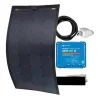 Energie Mobile - Victron Energy EM Kit solaire X-flex ETFE noir 220 W - VICTRON Bluesolar MPPT 75/15