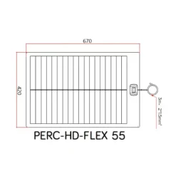 Online Energie Mobile EM Panneau solaire PERC HD FLEX 55 W