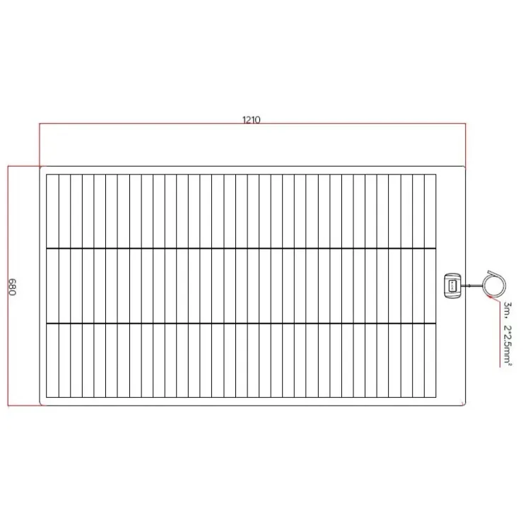 Discount Energie Mobile EM Panneau solaire PERC HD FLEX 155