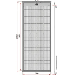 Online Energie Mobile EM Panneau solaire PERC-HD slim 300W