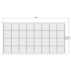 Sale Energie Mobile EM Panneau solaire souple PERC Flex 210 W Noir