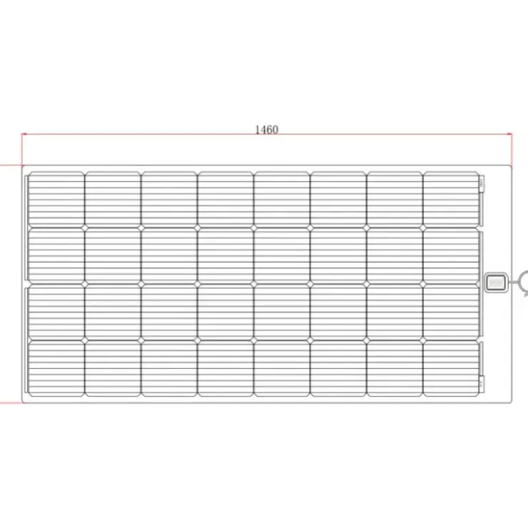 Sale Energie Mobile EM Panneau solaire souple PERC Flex 210 W Noir