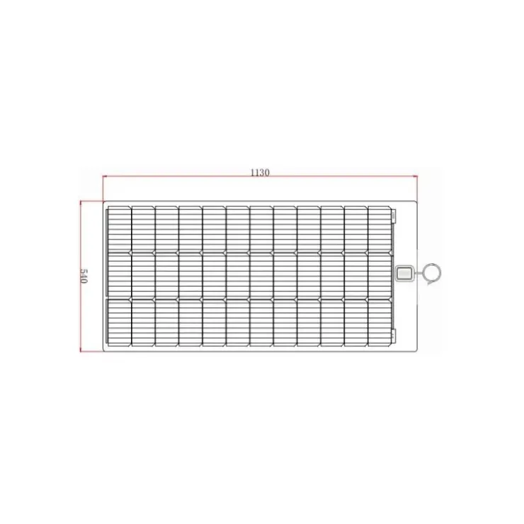 Hot Energie Mobile EM Panneau solaire souple PERC Flex 115 W