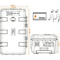 Sale Energie Mobile EM Powercase PK2500-200 | 2560 Wh