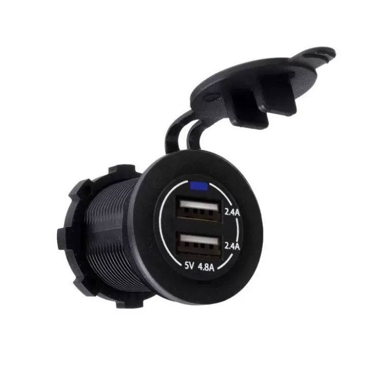 Discount Energie Mobile EM Prise double USB 2.4 12V DC