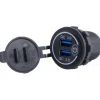 Clearance Energie Mobile EM Prise double USB 3.0 12V DC avec inter