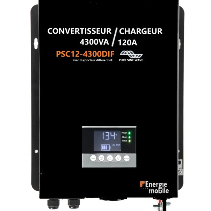 New Energie Mobile EM PSC12-4300DIF | Convertisseur Chargeur 120A