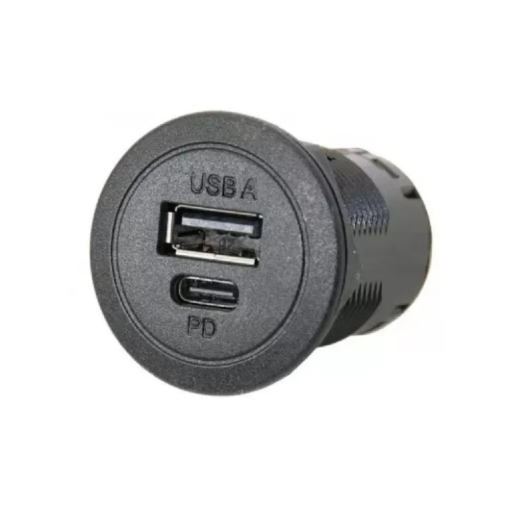 Sale Energie Mobile EM USB-SE prise USB-A + USCB-C | sans LED
