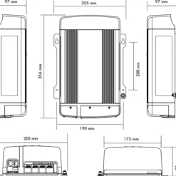 Clearance Energie Mobile - Kisae EM-KISAE Chargeur DC-DC 2 en 1 CBMPPT1600