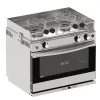 Clearance ENO Cuisinière Grand large 2 feux | four inox avec grill