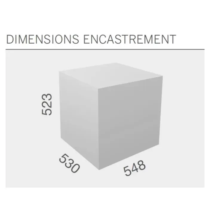 Clearance ENO Cuisinière Grand large 2 feux | four inox avec grill