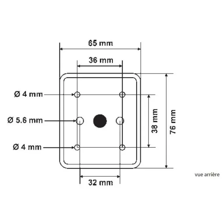 Outlet Euromarine Feux bâbord rouge - 112.5°