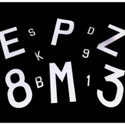 Best Euromarine Lettre adhésive 40 mm | blanche