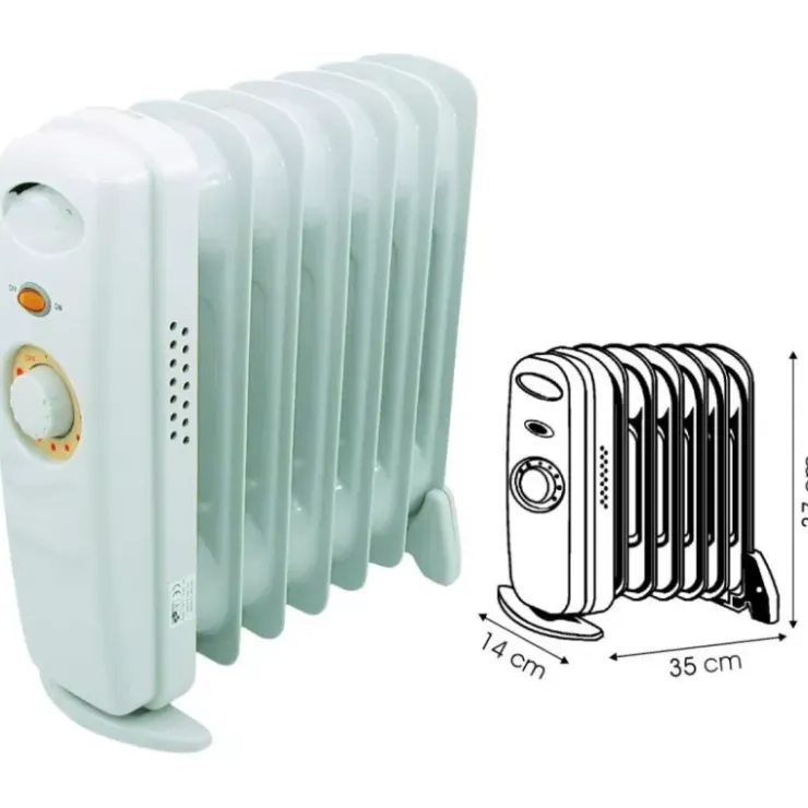 Euromarine Radiateur à bain d'huile 500W