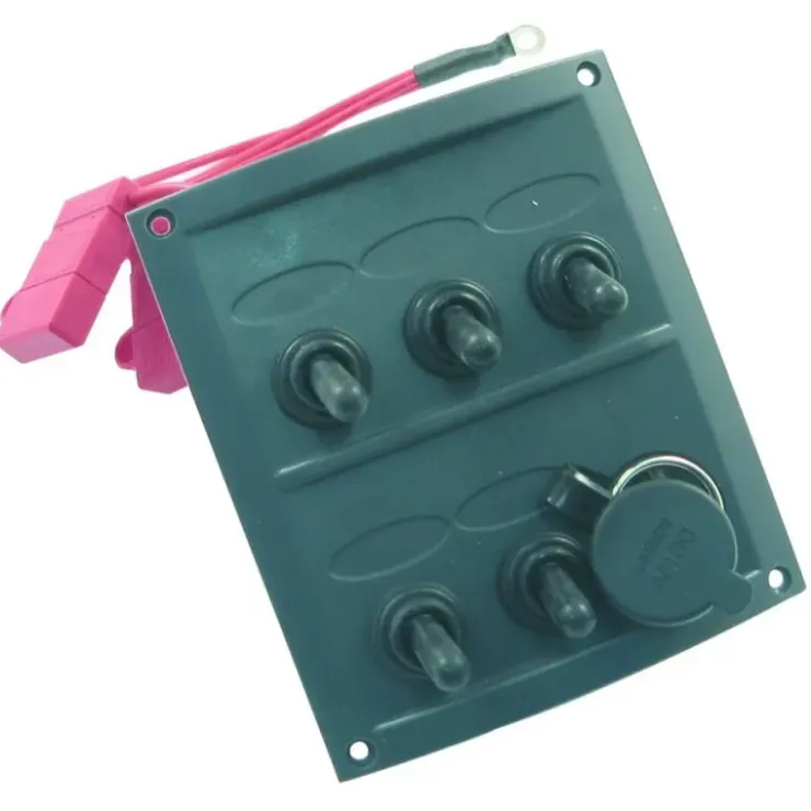 Sale Euromarine Tableau électrique 12V 5 interrupteurs