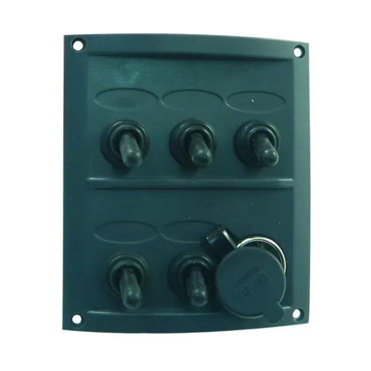 Sale Euromarine Tableau électrique 12V 5 interrupteurs