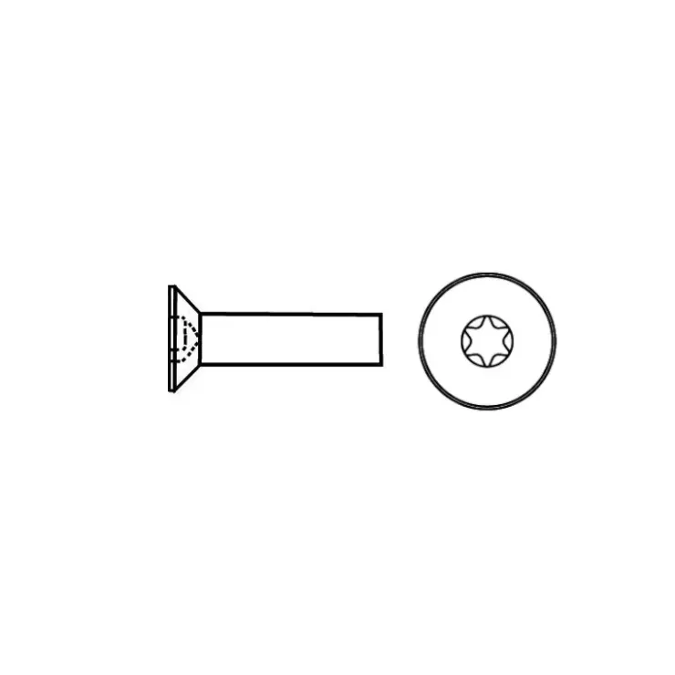 Outlet Euromarine Vis + écrou ø 5 mm inox T.F Torx