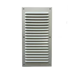 Clearance Fap Grille alu laqué blanc avec moustiquaire