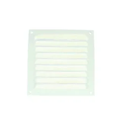 Best Fap Grille alu laqué blanc sans moustiquaire