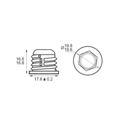Discount Fastmount Clip femelle PC-F1A | Standard Range