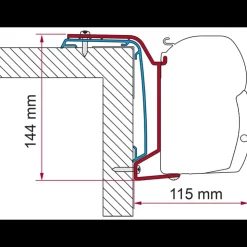 Fiamma Adaptateur F45 | Rapido Série 6 après 2024
