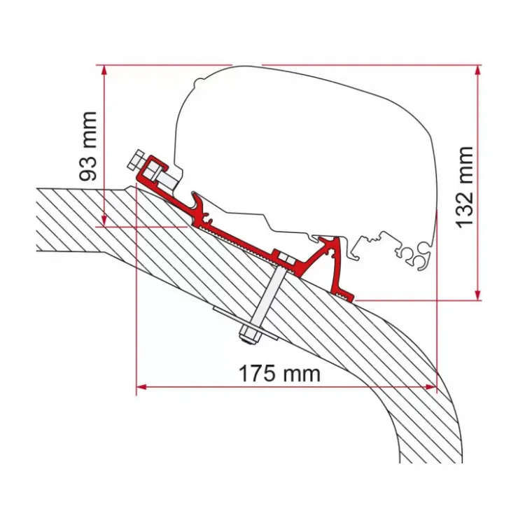 New Fiamma Adaptateur F80 S pour LMC TEC