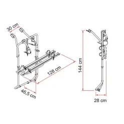 Online Fiamma Carry Bike | VW T5/T6 D - double porte