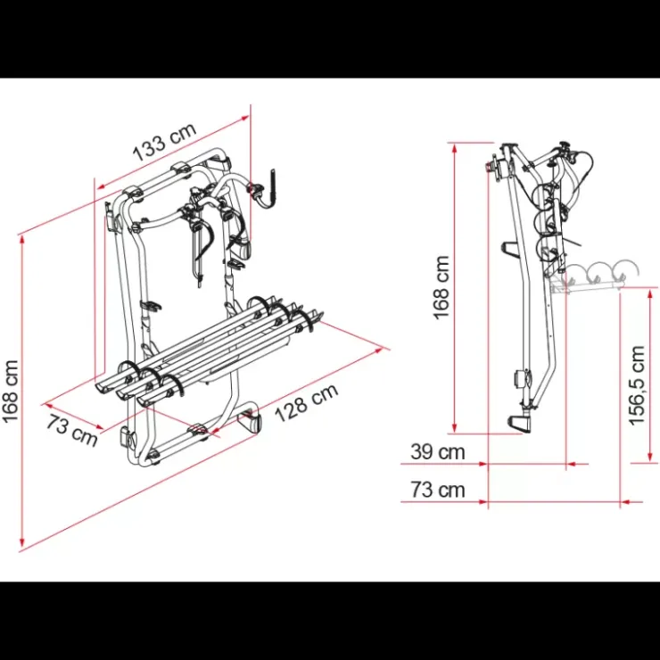 Best Fiamma Carry-Bike Frame Crafter 2 | 3 vélos