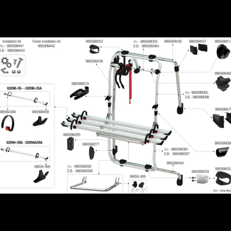 New Fiamma Carry-Bike Frame Sprinter | Pièces détachées