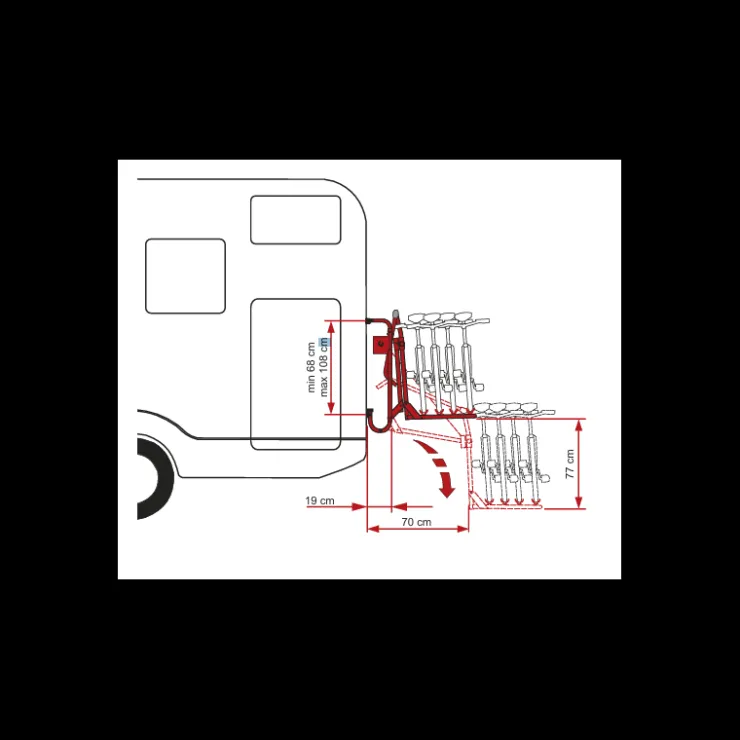 Outlet Fiamma Carry-Bike Lift 77