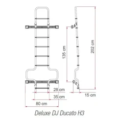 Sale Fiamma Deluxe DJ Ducato Deep Black