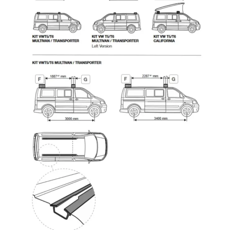 Outlet Fiamma F45 S 260 | VW T5 T6 Multivan