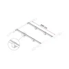 Clearance Fiamma Fixing-Bar Rail