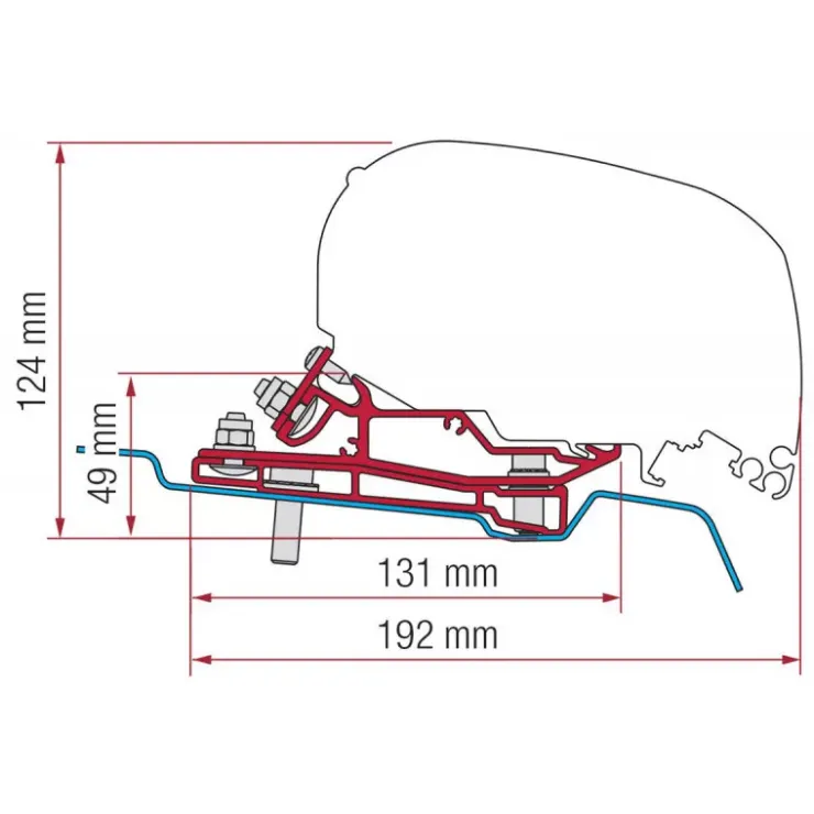 Online Fiamma Kit F80 FORD Transit 5 | H3